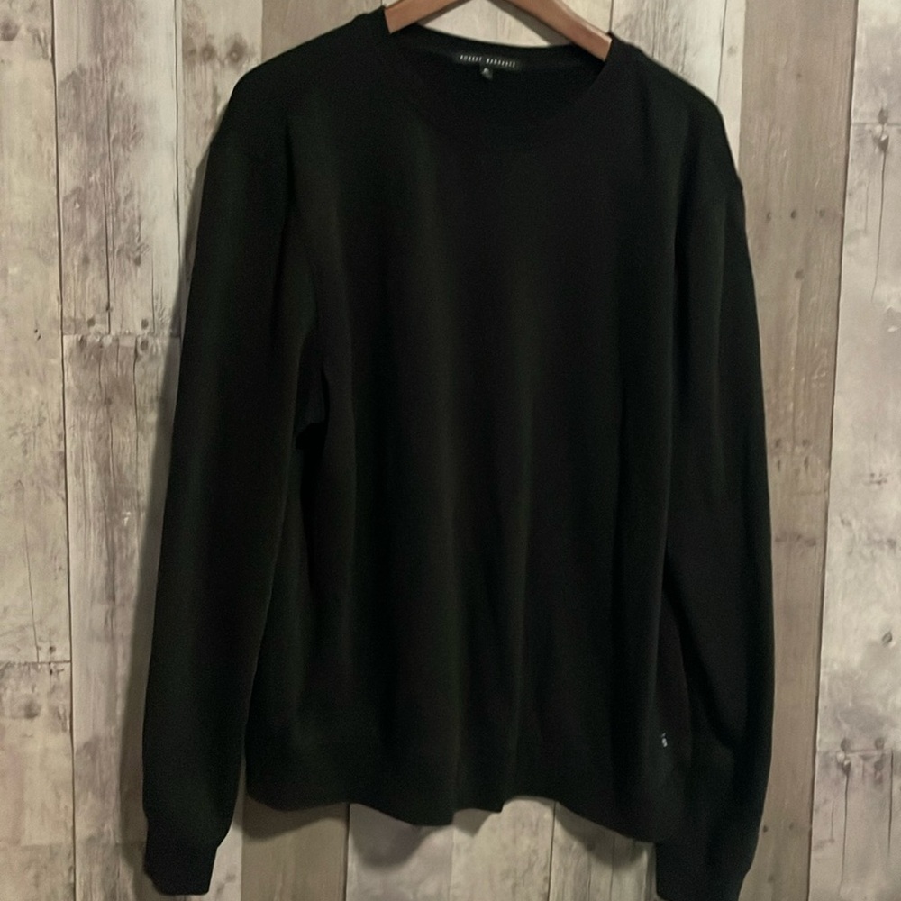 Robert Barakett Black Crewneck Sweatshirt size XL